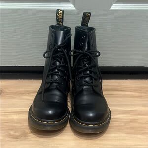 Dr. Martens Black Leather Boots